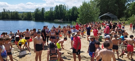 Issoire plage : base nautique 63